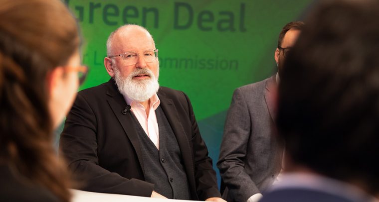 Frans Timmermans, Executive Vice-President of the European Commission in charge of the European Green Deal, participated to a Facebook and LinkedIn live (4/3/2020). Photo: Xavier Lejeune / © European Union, 2020 - Source: EC - Audiovisual Service. Elcano Blog