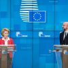 Press conference by Ursula von der Leyen, President of the European Commission, and Charles Michel, President of the European Council, following the European Leaders' video conference (EUCO) on COVID-19 (17/3/2020). Photo: Etienne Ansotte / EC – Audiovisual Service, ©European Union, 2020. Elcano Blog
