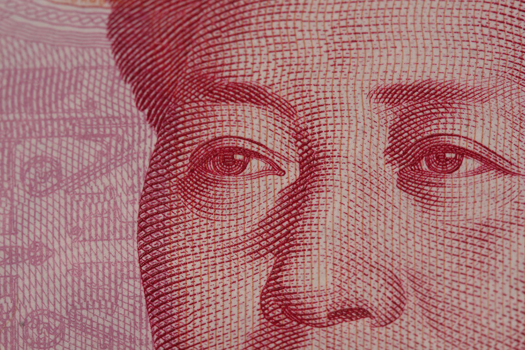A close up 100 Yuan (RMB) Chinese note. Photo: David Dennis (CC BY-SA 2.0). Elcano blog