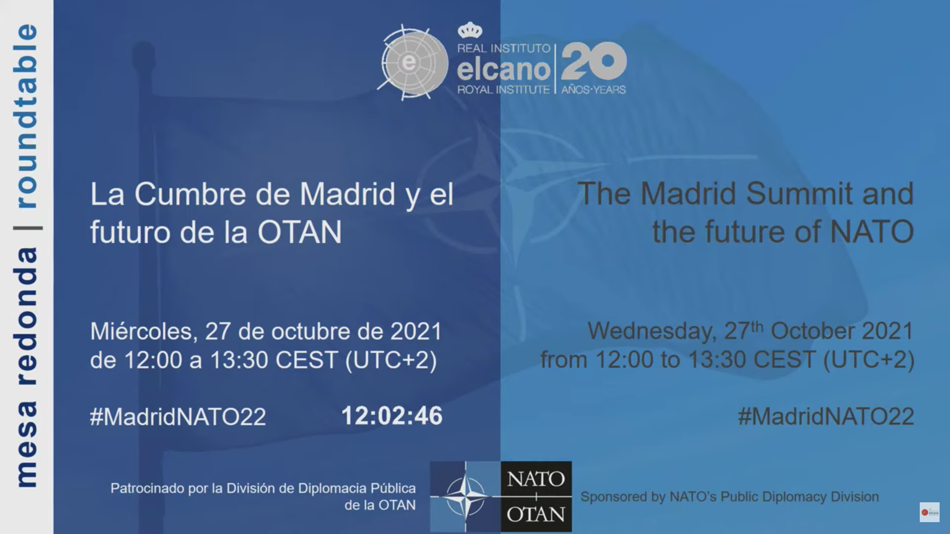 Mesa redonda “La Cumbre de Madrid y el futuro de la OTAN”