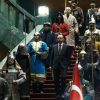 Turkey’s elections: AKP loses absolute majority, thwarts Erdogan’s bid for executive presidency. Erdogan down the steps of the presidential palace in Ankara, amid 16 soldiers wearing uniforms of 16 states founded by Turks throughout history, to host his Palestinian counterpart Mahmoud Abbas