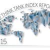 Close-up of the cover of the 2015 Global Go To Think Tank ranking.