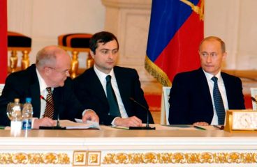 La guerra “no lineal” rusa. Victor Surkov y Vladimir Putin