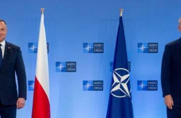 Poland and NATO’s next strategy. Jens Stoltenberg, Secretary General of NATO, meets with Andrzej Duda, President of the Republic of Poland. Photo: NATO (CC BY-NC-ND 2.0).