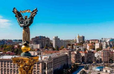 Plaza de la independencia Ucrania