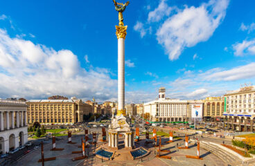 Plaza de la Independencia en Kyiv