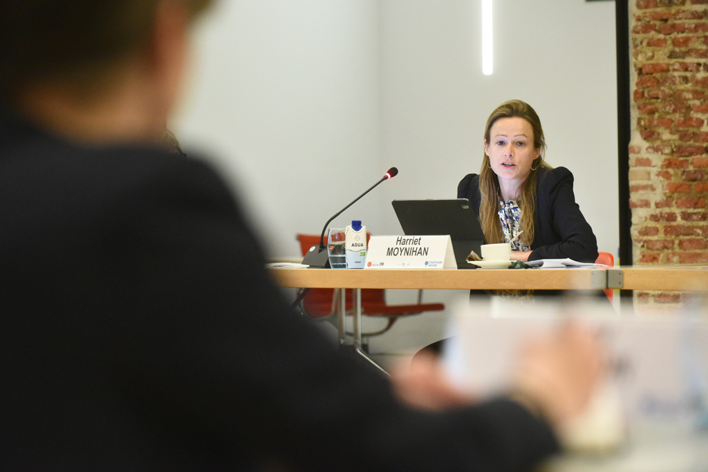 Harriet Moynihan, directora del Programa de Derecho Internacional, Chatham House. Foto: ©Real Instituto Elcano