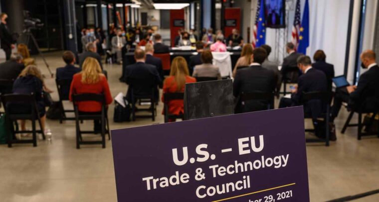 Vista general de la reunión inaugural del Consejo de Comercio y Tecnología (TTC) EEUU-UE en Pittsburgh (2021)