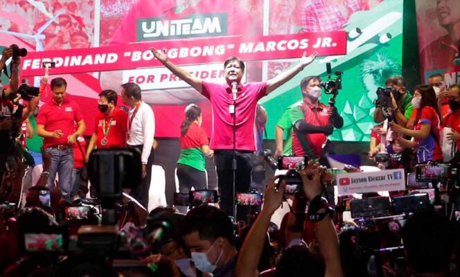 Ferdinand Marcos Jr. en evento