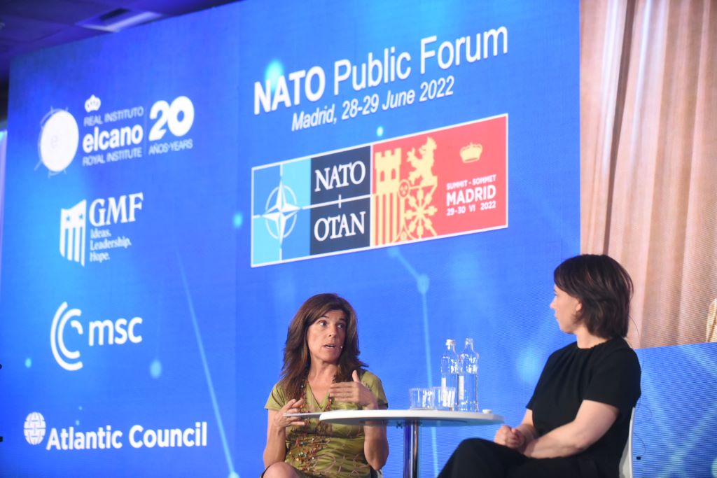 Ángeles Moreno Bau, Secretary of State for Foreign Affairs, Spain. 2022 NATO Public Forum