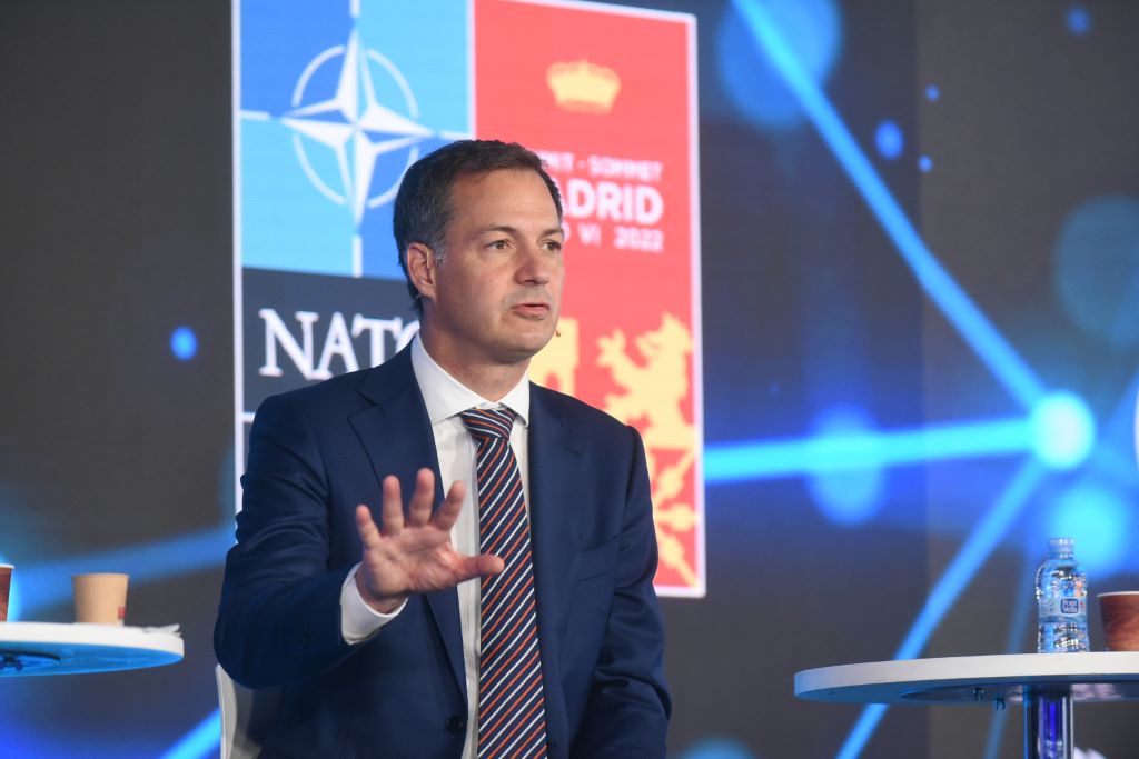 Alexander De Croo, Prime Minister, Belgium. 2022 NATO Public Forum