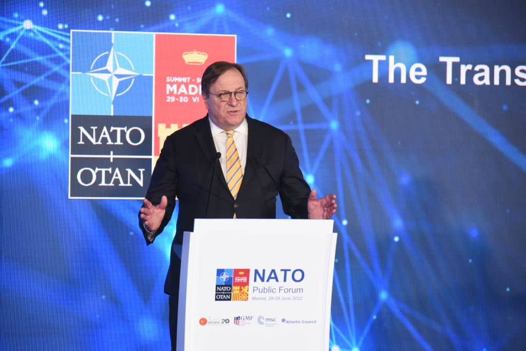 Frederick Kempe, President and CEO Atlantic Council. 2022 NATO Public Forum