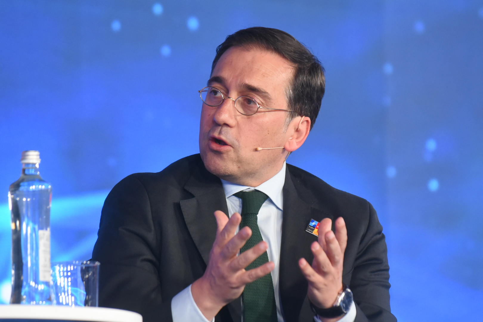 José Manuel Albares, Minister of Foreign Affairs, Spain. 2022 NATO Public Forum