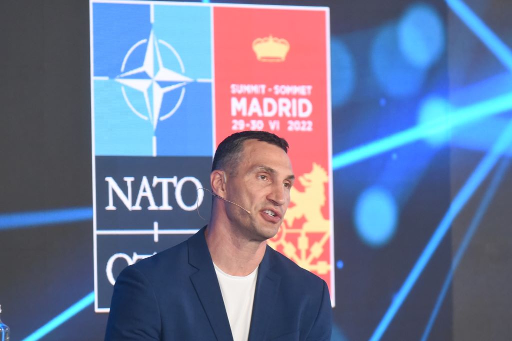 Wladimir Klitschko, Chairman, Klitschko Foundation. 2022 NATO Public Forum