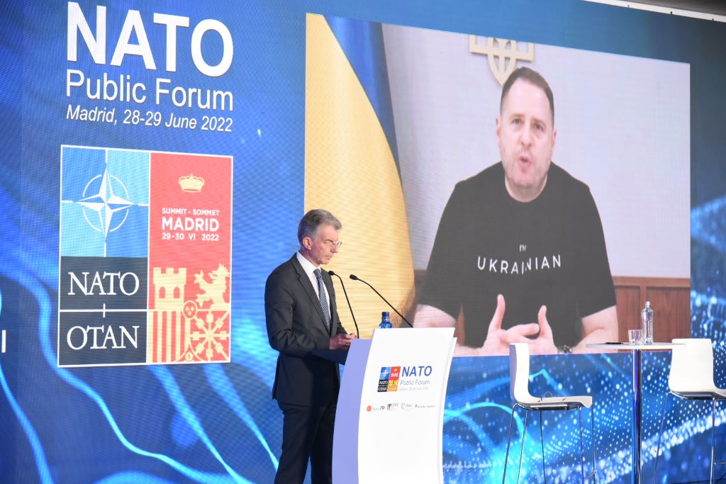 Andriy Yermak, Head of the Presidential Office, Ukraine. 2022 NATO Public Forum