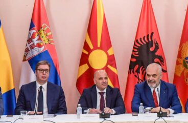 Líderes de los Balcanes en la Cumbre Open Balkan de 2022