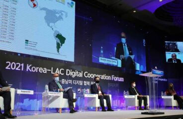High level official speakers at the 2021 Korea-LAC Digital Cooperation Forum held in Seoul on 17 March 2021