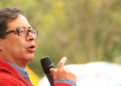 Gustavo Petro durante su mandato como Alcalde de Bogotá, Colombia (2015)