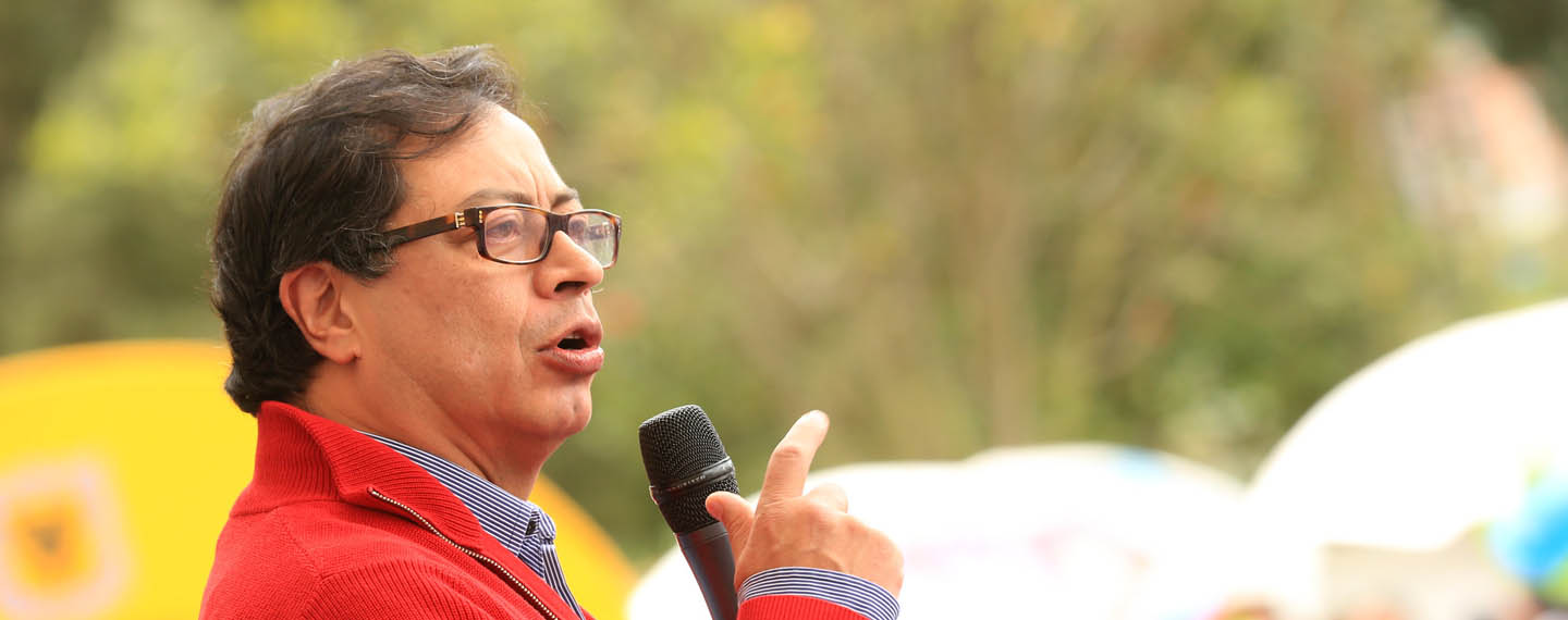 Gustavo Petro durante su mandato como Alcalde de Bogotá, Colombia (2015)