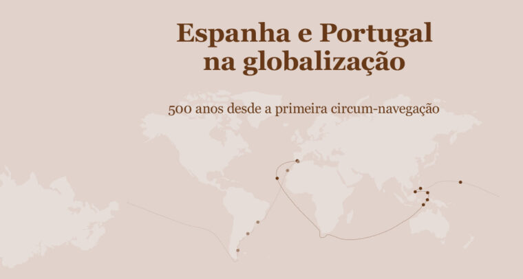 Capa do livro "Espanha e Portugal na globalização. 500 anos desde a primeira circum-navegação". Real Instituto Elcano.