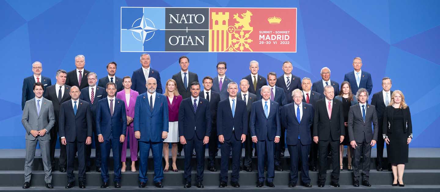 Foto oficial de familia de la Cumbre de la OTAN en Madrid donde se aprobó su nuevo Concepto Estratégico
