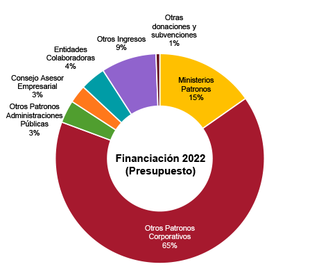 Financiación 2022 (Presupuesto). Real Instituto Elcano