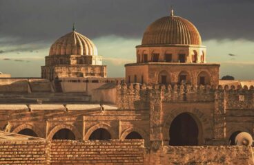 La Gran Mezquita de Kairuán en Túnez