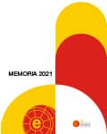 Portada de la Memoria Anual del Real Instituto Elcano 2021