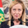 Italian Prime Minister Giorgia Meloni announces the composition of the government after talks with President Sergio Mattarella