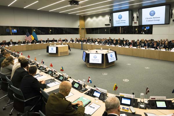 Refuerzo de la ayuda a Ucrania. Reunión del Grupo de Contacto de Defensa de Ucrania en la sede la OTAN en Bruselas