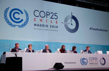 Especial Elcano en la COP25. Imagen del panel del evento de alto nivel sobre la acción mundial por el climaen la COP25 realizada en Madrid (2019). Foto: UNclimatechange (CC BY-NC-SA 2.0)