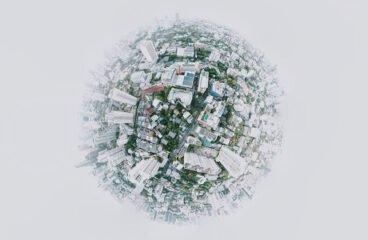 Taxation and ecological transition during climate and energy crises. Foto of an urban orb.
