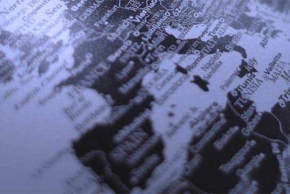 Globo terráqueo centrado en España, la península Ibérica y Europa. Foto: Krzysztof Hepner (@nsx_2000)