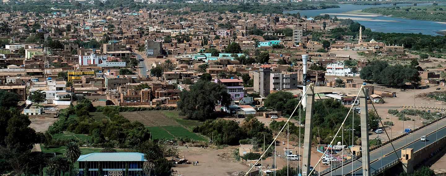 Foto panorámica de Jartum, ciudad capital de Sudán