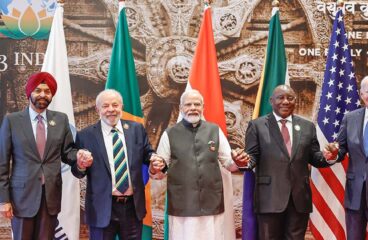 Primer Ministro de la India Narendra Modi durante la apertura de la Cúpula del G20 – Sesión "Una tierra", 09.09.2023. 