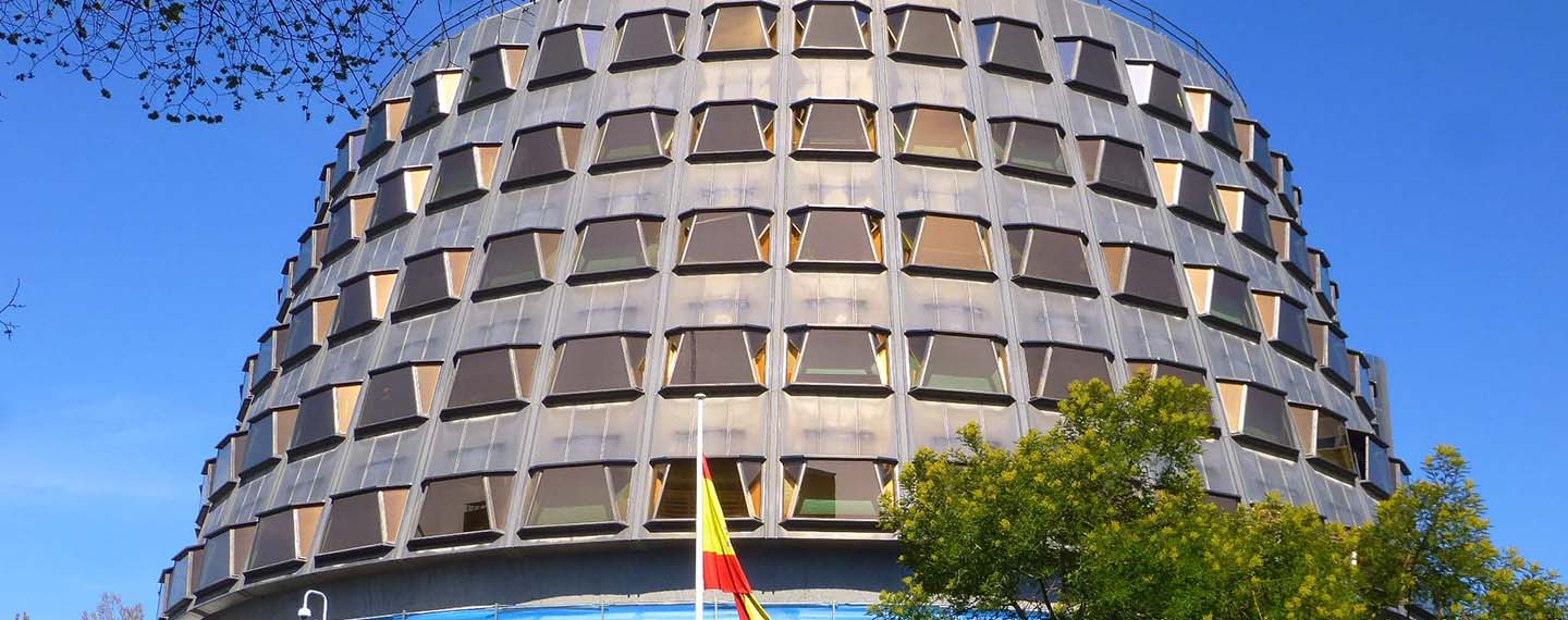 Headquarters of the Constitutional Court in Madrid, Spain. Amnesty