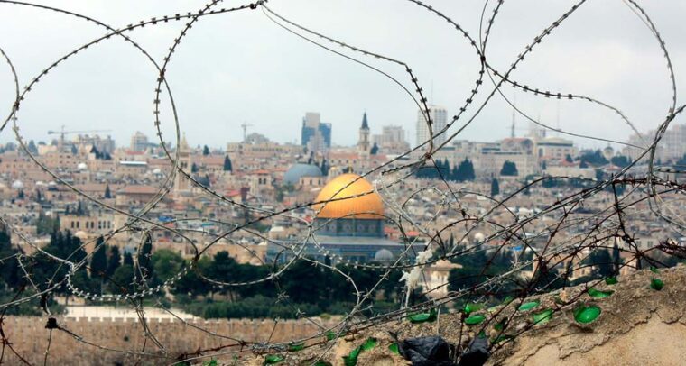 View of the Al Aqsa Mosque, one of the Muslim temples in Jerusalem and a flashpoint in the Israeli-Palestinian conflict.