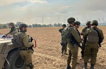 Tropas de las Fuerzas de Defensa de Israel en la operación "Espadas de Hierro", en respuesta a los ataques perpetrados por Hamás el 7 de octubre de 2023