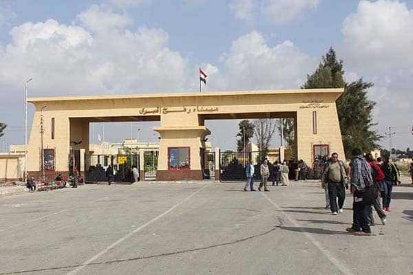Puerto terrestre de Ráfah en la frontera entre Egipto y la Franja de Gaza en 2012. Foto: Gigi Ibrahim (Wikimedia Commons / CC BY 2.0)