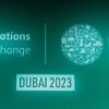 Panel informativo de la COP28 y la UNFCCC en Dubái, Emiratos Árabes Unidos