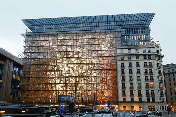 Edificio Europa, sede del Consejo de la UE en Estrasburgo, Francia. Foto: ©European Council / Philippe Samyn and Partners architects & engineers - lead and design partner, Studio Valle Progettazioni architects, Buro Happold engineers
