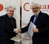 José Luis Bonet, presidente de Cámara de Comercio de España, y José Juan Ruiz, presidente de Real Instituto Elcano. Fotos: © Real Instituto Elcano
