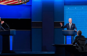 Elecciones de EEUU en 2020. Primer debate presidencial entre Donald Trump y Joe Biden.