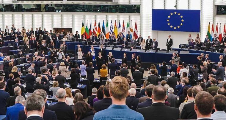 Ceremonia en el hemiciclo de Estrasburgo, El Parlamento Europeo a los 70: ''La voz de los ciudadanos y los valores democráticos''.