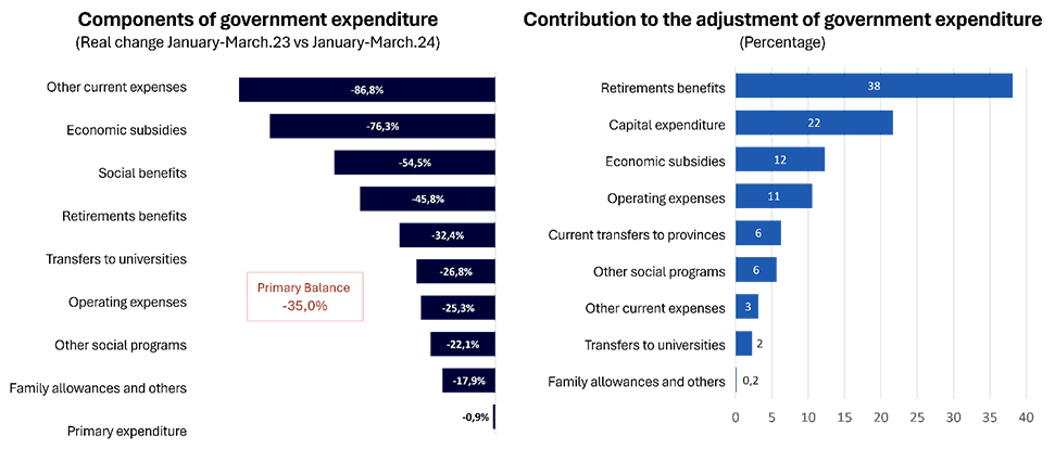 Figure 4. Anatomy of government expenditure adjustment