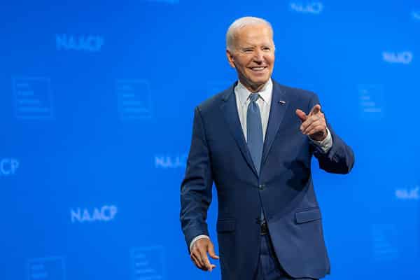 Joe Biden en la Convención de la NAACP en Las Vegas, Nevada (16/07/2024). Foto: Adam Schultz / The White House (United States government work)
