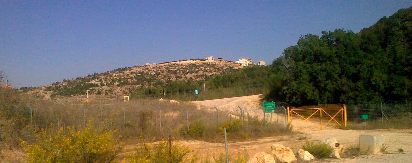 Frontera entre Israel y Líbano. Líbano