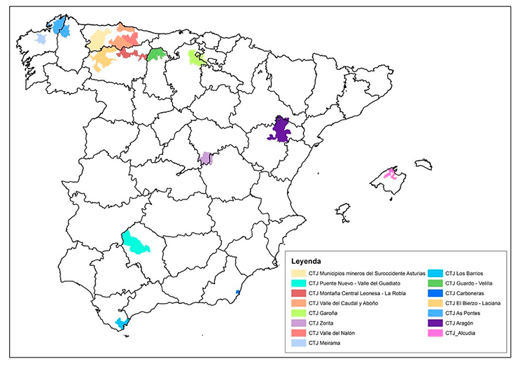 Figure 2. Just Transition Agreements in Spain