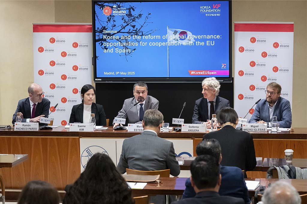 Seminario “Corea y la reforma de la gobernanza global: oportunidades para la cooperación con la UE y España”. Fotos: © Real Instituto Elcano.
