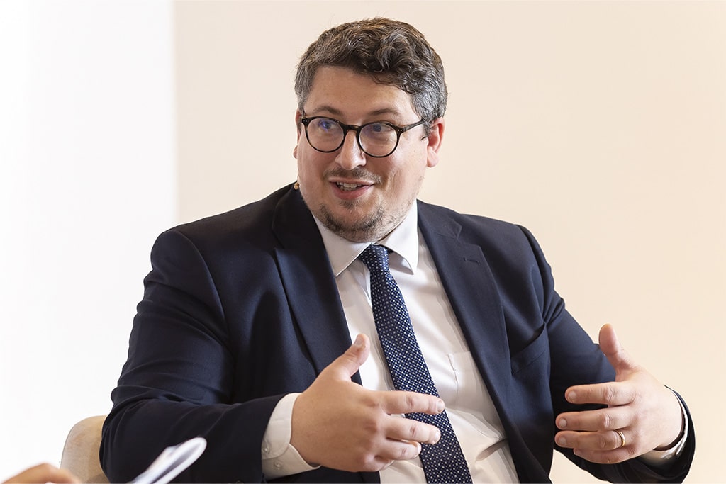 Daniel Fiott at the presentation of the Elcano Policy Paper: ‘The defence dilemma: can Spain ride Europe’s defence revival?’. Photos: © Elcano Royal Institute